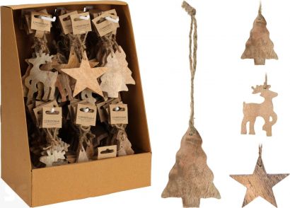 Figura Navidad Colgante 10cm.