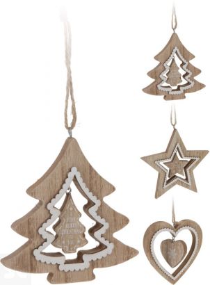 Decoración Colgante Navidad 11cm.