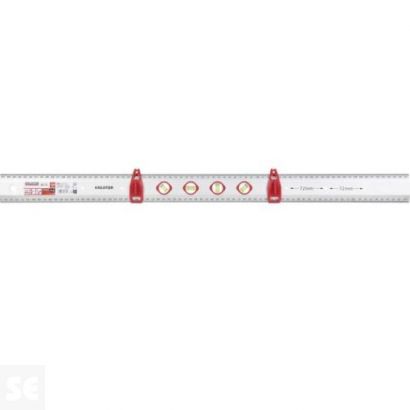 Regla de Aluminio con Nivel 750mm.