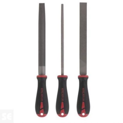 Juego de Limas Metal 250mm. (3u.)