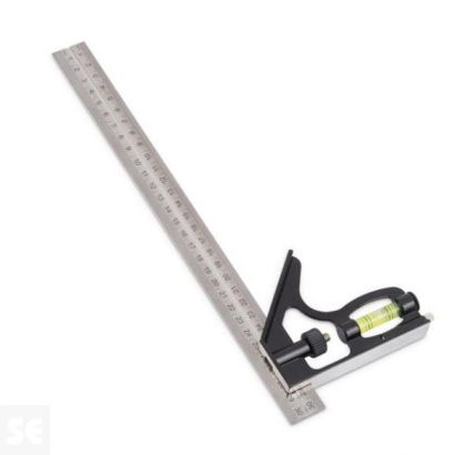 Escuadra en T Regulable con Nivel