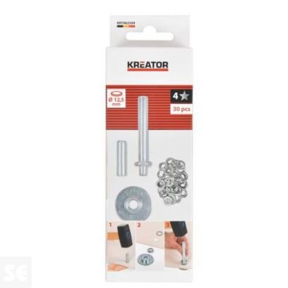 Alicate Para Ojales 12,5mm. Más 30 Ojales Latón