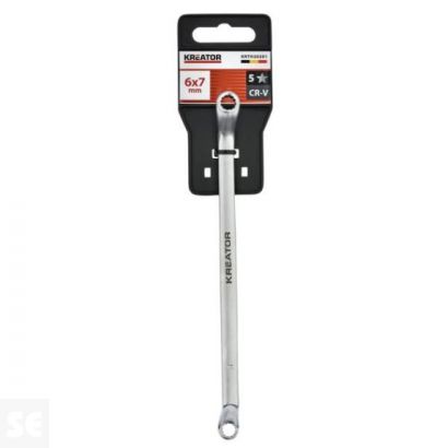 Llave Fija Acodada Acero 6mm/7mm.