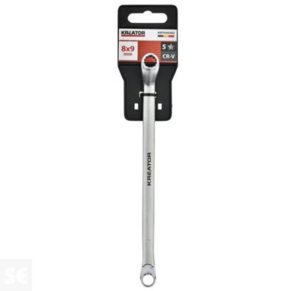 Llave Fija Acodada Acero 8mm/9mm.