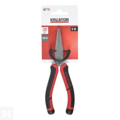 Alicate punta plana 150mm, 6" boca plana - alta calidad