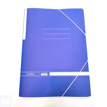 Carpeta Gomas y Solapas Nº6 Añil Fº Prolong