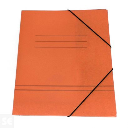 Carpeta Gomas y Bolsa Folio Nº6 Cuero