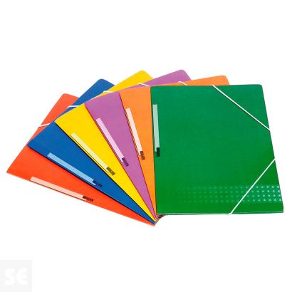 Carpeta Solapas Folio Plastificada Nº6 Kuatro Verde