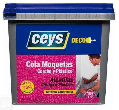 Ceys Cola Corcho Moqueta Plástico 1 kg