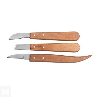 Juego Cinceles para Escultura (3 uds.)