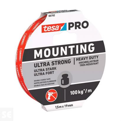 Cinta Mounting Pro Ultra Strong 1,5 m x 19 mm 66792