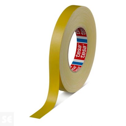 Cinta de Tejido Adhesivo Amarillo Premium 4651 50 m x 25 mm