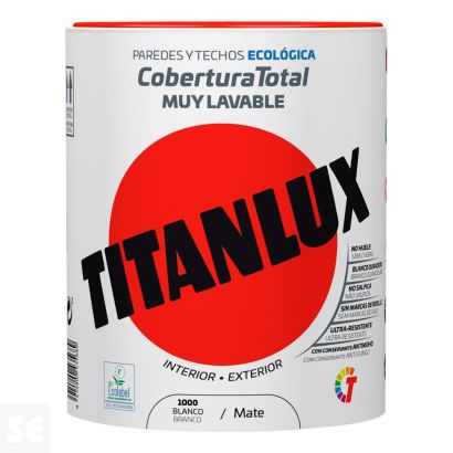 Titanlux Cobertura Total Blanca 750 ml