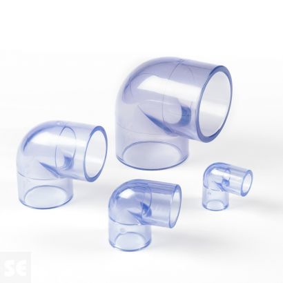 Tubo rígido de PVC transparente
