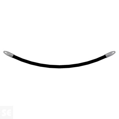 Cordón Negro Catenaria 150 cm C/Terminales Inox.