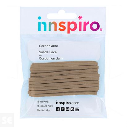 Cordón ante Plano Marrón Café 3mm. 5m. 15803