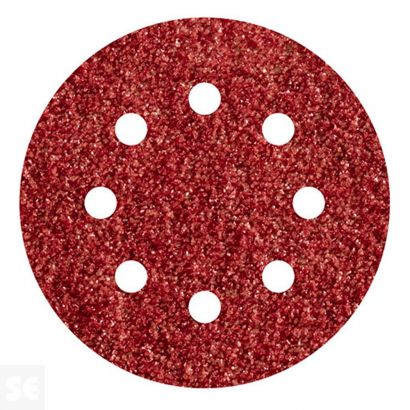 Disco Abrasivo 125 mm Corindon Cierre adhesivo Grano 40 5u