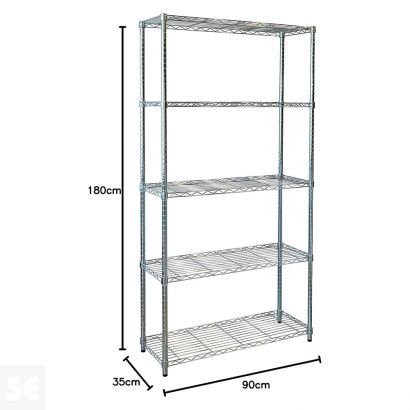 Estantería Stylo  5 Baldas Regulables/90