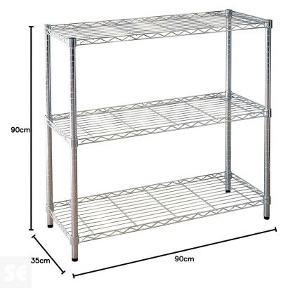 Estantería Stylo  3 Baldas Regulables/90