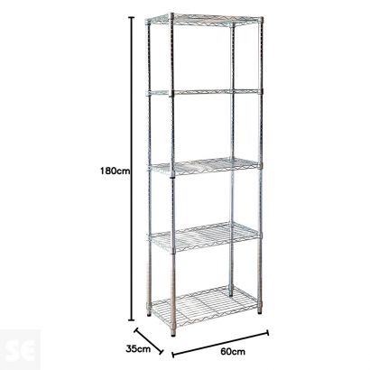 Estantería Stylo 5 Baldas 180x60x35 cm