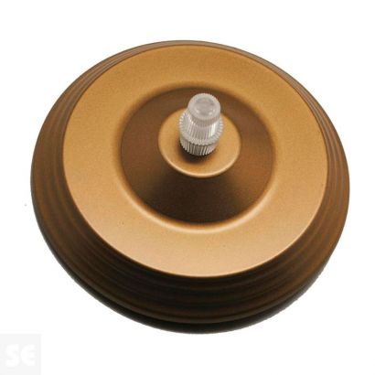 Florón Techo Metalico Completo Diám. 120mm Dorado