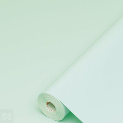 Vinilo Adhesivo Unicolor Brillo Verde Menta de 45cmx2mt