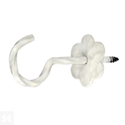 Gancho con Roseta Rústico 5,5x100 mm (2 uds.)