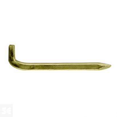 Gancho Acero Latonado 3,5x40 mm Vz (10 uds.)