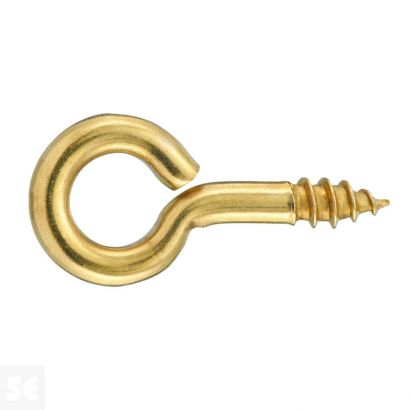 Hembrilla Cerrada Madera Latón 2,3x12x6 mm (10 uds.)