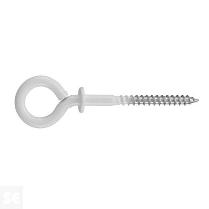 Hembrilla Cerrada Madera Blanco 5,0x62x14 mm (6 uds.)