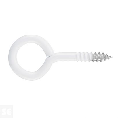 Hembrilla Cerrada Madera Blanco 4,0x30x14 mm (6 uds.)