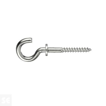 Hembrilla Con Tope Galvanizada 5,0x75 mm (8 uds.)