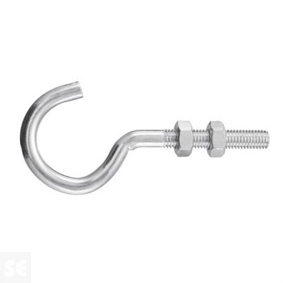 Hembrilla Abierta Madera Cincada M8x100 mm (4 uds.)