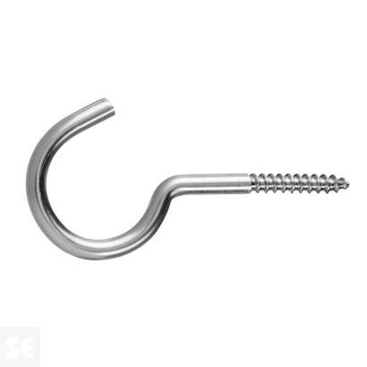 Hembrilla Abierta Madera Inoxidable 5,2x80 mm (4 uds.)