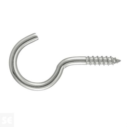 Hembrilla Abierta Madera Inoxidable 4,8x65 mm (3 uds.)