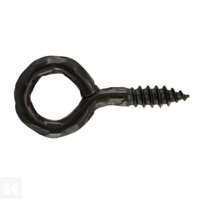 Hembrilla Cerrada Madera Negra 4,0x20x10 mm (6 uds.)