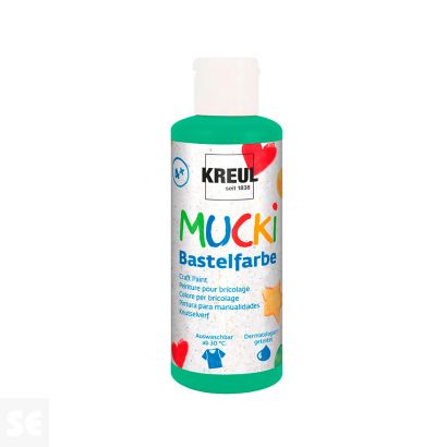 Pintura Manualidades Mucki Verde 80 ml