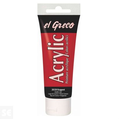 Pintura el Greco Lago Madder Acrílica 75ml