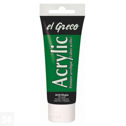 Pintura el Greco Verde Oliva Acrílica 75ml