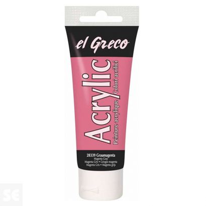 Pintura el Greco Gris Magenta Acrílica 75ml