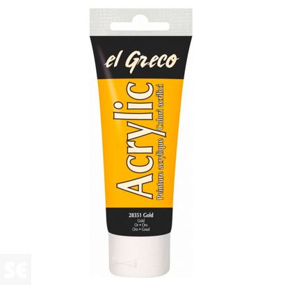 Pintura el Greco Oro Acrílica 75ml