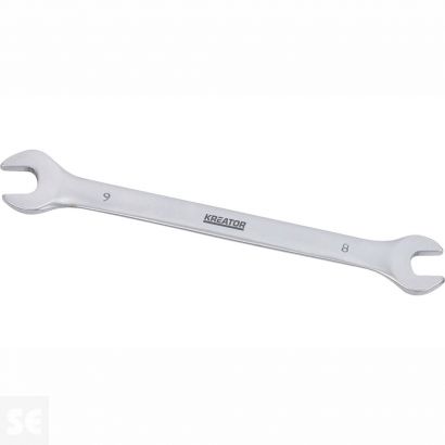 Llave Fija 2 Bocas 130mm Acero 8mm/9mm KRT501002