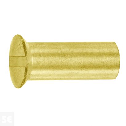 Manguitos Latón M4x14 mm Cuzn (6 uds.)
