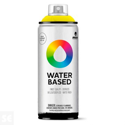 Pintura Spray Mtn Wb4 Amarillo Flúor 400 ml