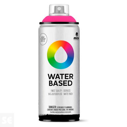 Pintura Spray Mtn Wb4 Fucsia Flúor 400 ml