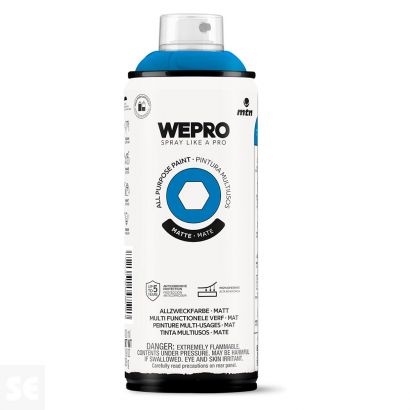 Pintura Mtn Wepro Solvent Azul Cadaqués 400 ml