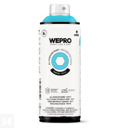 Pintura Mtn Wepro Solvent Azul Pacífico 400 ml