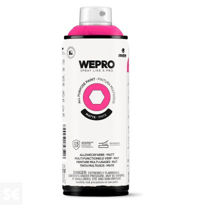 Pintura Mtn Wepro Solvent Fucsia Flúor 400 ml