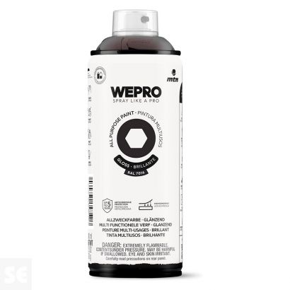 Pintura Mtn Wepro Solvent Gris Apolo 400 ml