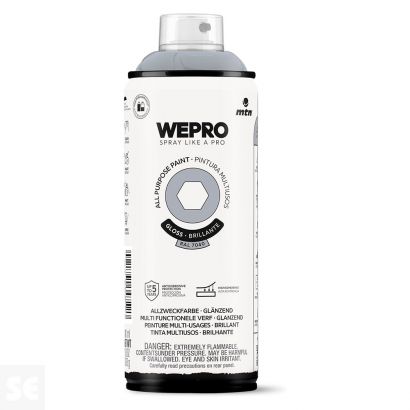 Pintura Mtn Wepro Solvent Gris Fiordo 400 ml